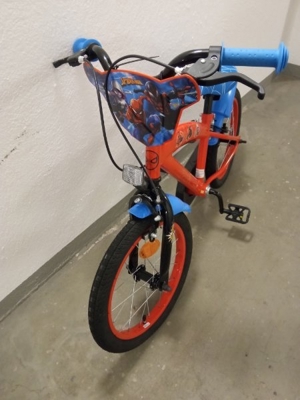 Kinderfahrrad 16 Zoll Spiderman Fahrrad mit Stützräder Bild 1