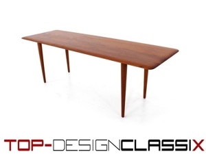 wie neu! Peter Hvidt Minerva Teak Coffee Table Couchtisch Danish