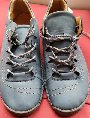Neu Herren Leder Schuhe Gr.47 in blau, Top Qualität, günstige.