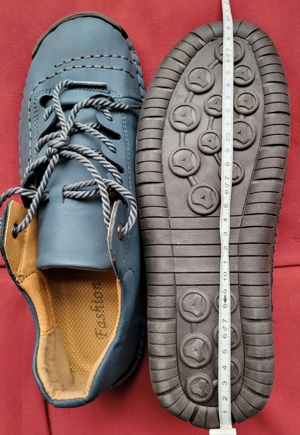 Neu Herren Leder Schuhe Gr.47 in blau, Top Qualität, günstige. Bild 3