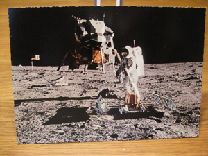 50 Jahre Mondlandung. 45 Jahre alte Postkarten, 6er Satz (gut) Bild 7
