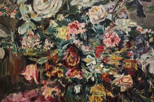 Impressionismus Interieur Stillleben Ölgemälde unleserlich signiert 1912(BG1591) Bild 11