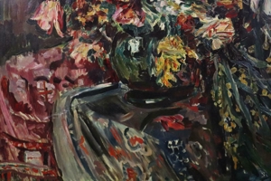 Impressionismus Interieur Stillleben Ölgemälde unleserlich signiert 1912(BG1591) Bild 7