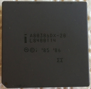 Prozessor Intel A 80386DX-20 Bild 2