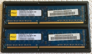 Speicherriegel Elixir 2GB 1Rx8 PC3 12800U-1