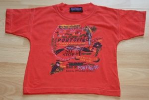 Rotes T-Shirt - Größe 92 - Kurzarm - Shirt - von PORTOFINO Bild 1