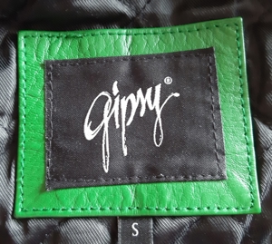 Damen-Lederjacke marke Gipsy, Größe S (36), grün Bild 8
