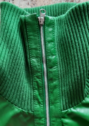 Damen-Lederjacke marke Gipsy, Größe S (36), grün Bild 4