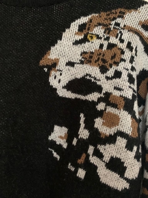 Damen Pulli Größe 2XS Leopard Pullover Sweater Primark Bild 5