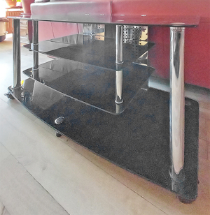 TV-Glas Chrom-Tisch Bild 4