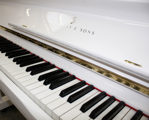 Klavier Steinway & Sons Z-114, weiß poliert, Nr. 302285, 5 Jahre Garantie Bild 3