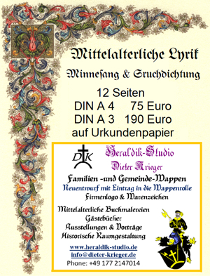 Lyrik mittelalterlicher Minnesang & Spruchdichtung Bild 1