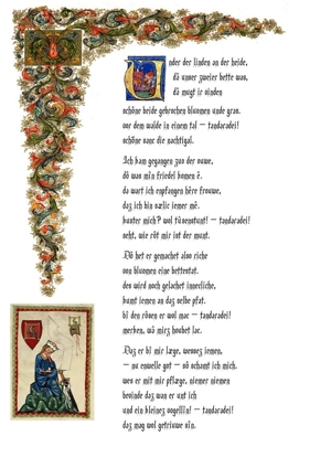 Lyrik mittelalterlicher Minnesang & Spruchdichtung Bild 9