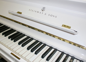 Klavier Steinway & Sons K-132, weiß poliert, Nr. 215632, 5 Jahre Garantie Bild 3