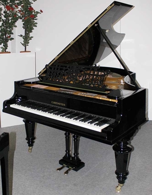 Klavier Flügel Bechstein, 203cm, schwarz poliert, generalüberholt Bild 1