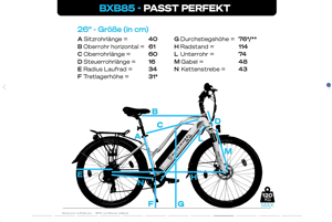 E-Bike Bluewheel BXB85 26 Zoll Bild 4