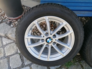 Winterkompletträder: 1er BMW Styling 378 V-Speiche (Top Zustand) Bild 3