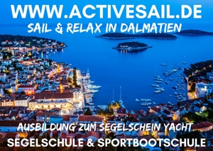 1 Woche Segelausbildung - gesamte Yacht incl. Segelausbilder in Kroatien - Dalmatien / Kornaten