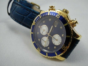 Paul Picot Le Chronographe 750er Gelbgold Gold Automatic Uhr 18 K Bild 5