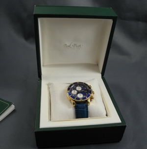 Paul Picot Le Chronographe 750er Gelbgold Gold Automatic Uhr 18 K Bild 2