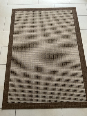 Teppich-Sisal Größe: 120 x 170 cm Fb. Beige braun