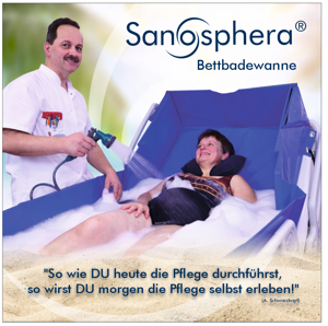 Duschen, Baden, Wellness, SPA direkt im Pflegebett und ohne Stress!