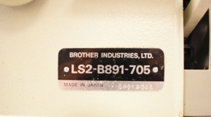 Brother LS2-B891-705 Maschine Bild 7