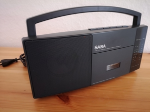 Retro Kassetten Abspieler SABA RCR 315 Radio Cassette Recorder Bild 6