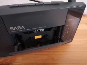 Retro Kassetten Abspieler SABA RCR 315 Radio Cassette Recorder Bild 7