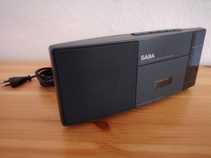 Retro Kassetten Abspieler SABA RCR 315 Radio Cassette Recorder