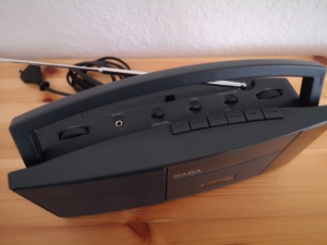 Retro Kassetten Abspieler SABA RCR 315 Radio Cassette Recorder Bild 4