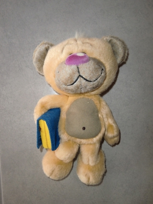 Pimboli-Plüschbär "Buch" zu verkaufen