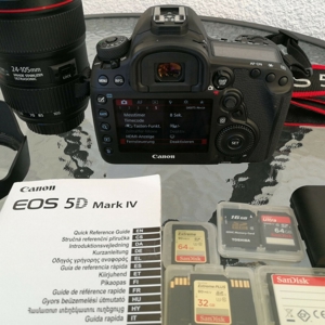 Canon EOS 5D Mark IV Digitalkamera wie neu wenig Auslöser Bild 9
