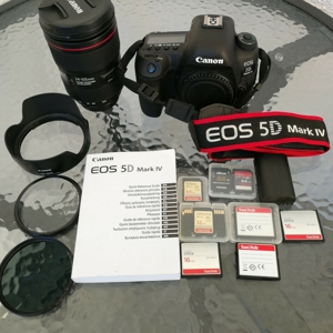 Canon EOS 5D Mark IV Digitalkamera wie neu wenig Auslöser Bild 1
