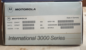 Motorola Knochen neu OVP 3000 Series Bild 3