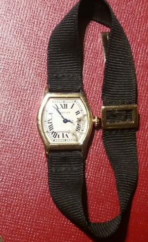 Antike Cartier Damenuhr aus Erbnachlass Bild 11