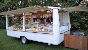 Oldtimer Foodtruck Verkaufswagen zu verkaufen