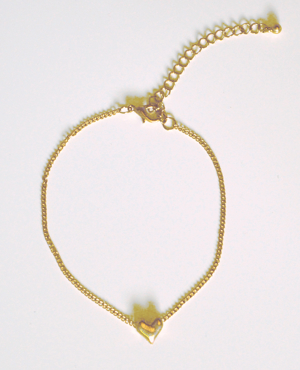 Armkette oder Fußkette mit Herz,
