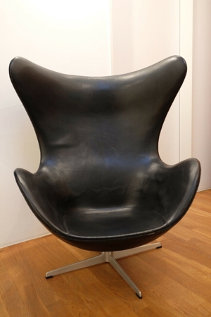 Egg Chair, Arne Jacobsen, Fritz Hansen, Original und Erstbesitz seit 1967