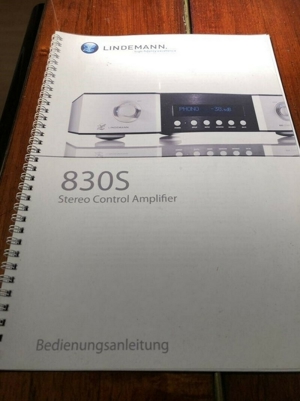 Lindemann Vorverstärker 830S, Pre-Amplifier 830S, High End der Extraklasse Bild 3