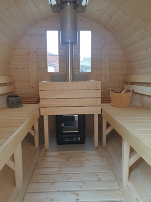 Sauna mobiles Saunafass Fasssauna mieten ab 50 Euro wohnstatt Bild 4