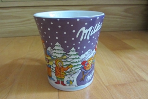 Tasse Micky Mickey Maus rot & Milka Weihnachsbecher Edition Nr.10 Bild 7