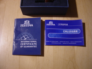 Festina F16275 Dual Time Herrenuhr Neu ungetragen mit Anleitung OVP Bild 5