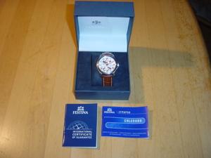 Festina F16275 Dual Time Herrenuhr Neu ungetragen mit Anleitung OVP