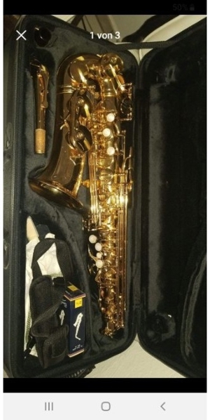 altsaxophon tolles Anfänger Instrument  Bild 1