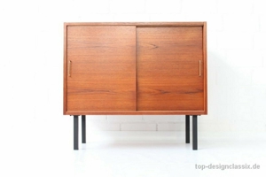 wie neu, 1a restauriert! Lübke Mid Century Teak Sideboard Kommode Bild 2