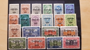 Briefmarken Deutsch-Österreich 1921 postfrisch