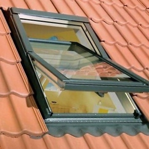 Dachfenster SKYFENSTER Fenster mit Eindeckrahmen + Rollo Gratis ! Bild 2