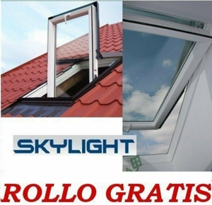 Kunststoff Dachfenster SKYFENSTER Skylight + Eindeckrahmen Bild 8