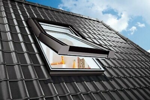 Kunststoff Dachfenster SKYFENSTER Skylight + Eindeckrahmen Bild 1